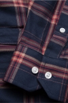 Les Deux Boswell Skjorta Dark Navy Check