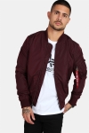 Alpha Industries MA-1 TT Jacka Dark Maroon