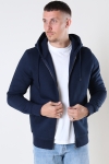 Jack & Jones STAR BASIC SWEAT ZIP HOOD Navy Blazer