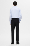 Selected Performance Stretch LS Shirt Light Blue Mixed White