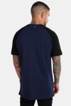 Basic Brand Raglan T-shirt Blue Navy/Black