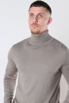 JEFF MALCOLM ROLL NECK KNIT Dark Beige