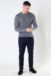 Kronstadt Jacksen rib crew knit Anthracite