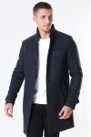 Jack & Jones MELTON WOOL COAT Dark Grey