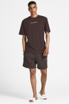 Jack & Jones JORTOBIAS TEE SS CREW NECK BACK KA Seal Brown