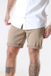 Woodbird Steffen Twill Shorts Khaki