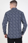 Jack & Jones Focus Paisley Skjorta Navy Blazer