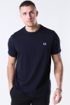 Fred Perry Ringaer T-shirt Navy