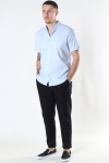 Clean Cut Copenhagen Cotton / Linnen Shirt S/S Sky Blue