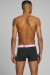 Jack & Jones JACHENRIK TRUNKS 3 PACK NOOS Black