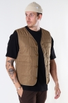 Jack & Jones JPRBLAROCCO QUILTED GILET Dark Coat Khaki