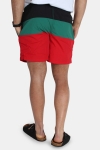 Urban Classics Color Block Badbyxor Firered/Black/Green