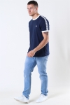 Fred Perry Taped Ringaer T-shirt Carbon Blue
