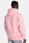 Basic Brand Hooded Tröja Light Red