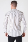 Only & Sons Matthew LS Stripe Manderine Skjorta Chinchilla