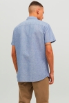 Jack & Jones Summer Linen Shirt SS Faded Denim