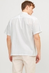 Jack & Jones Summer Resort Linen Shirt SS White