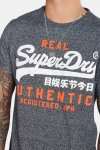 Superdry Vintage Authentic Duo T-shirt Black Grit