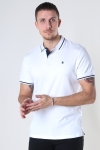 Jack & Jones JJEJERSEY POLO SS NOOS White REG