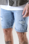 Solid LT Ryder Destroy Shorts Blue Denim