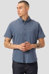 Clean Cut Copenhagen Hudson Stretch Shirt S/S Denim Melange