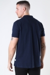 Kronstadt Albert Recycled cotton polo Navy