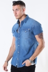 Jack & Jones Sheridan Skjorta S/S Medium Blue Denim