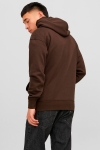 Jack & Jones Vesterbro Hoodie Sweat Chocolate Brown