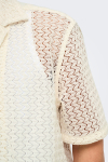 ONLY & SONS Novak Relax Resort SS Zigzag Shirt Egret