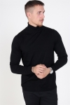 Selected Merino Turtleneck Strik Black