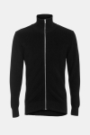 Clean Cut Osin Zip Cardigan Sticka Black