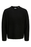 Jack & Jones Bradley Carter Knit Crew Neck Black