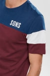Only & Sons Bear T-shirt Zinfandel