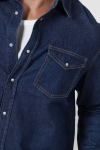 ONLY & SONS Bane Regular Fit Denim Shirt Dark Blue Denim