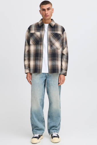 Rikki Woven LS Shirt Slate Black