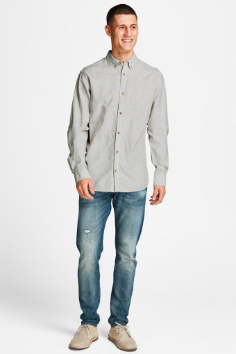 Summer Linen Shirt LS Crockery