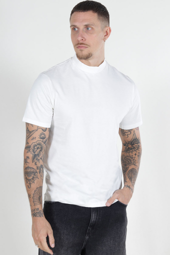 Otis Regular Mock Neck Tee Cloud Dancer