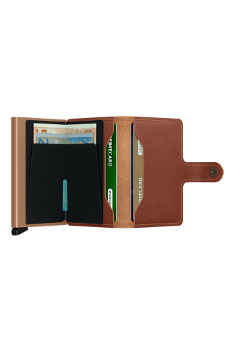 Miniwallet Saffiano Caramel