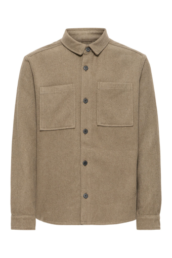 Tam Overshirt Bungee Cord Melange
