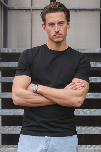 Organic Bazo Tee Black