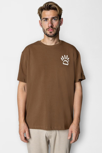Michael organic T-shirt Brown