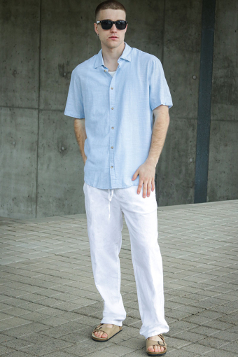 Summer Shirt SS Chambray Blue