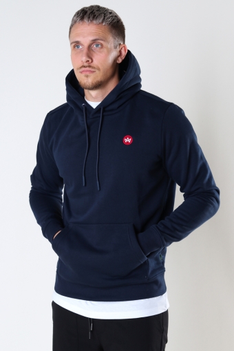 Lars Organic/Recycled hood sweat Navy