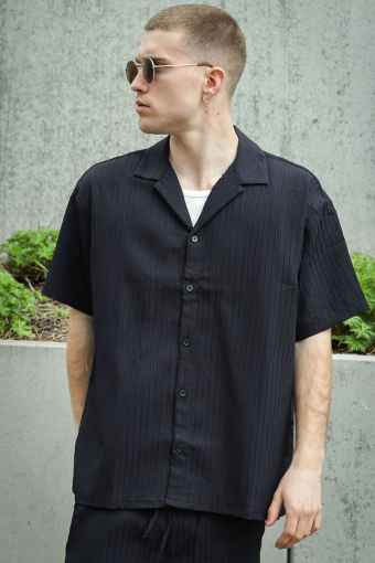 Massimo Resort Shirt SS Black