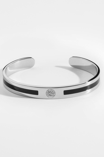 Enemal Armband Sølvtonet