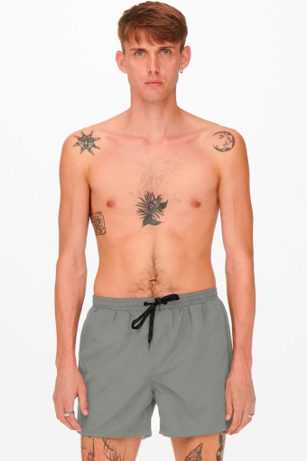 Ted Swim Shorts Castor Gray