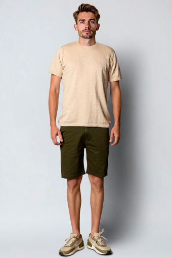 Milano twill shorts Army