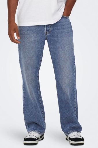 Fade Loose Fit 6781 Medium Blue Denim