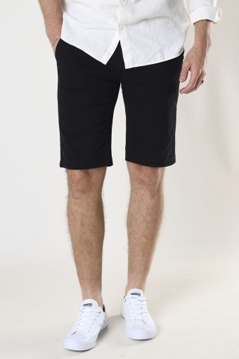 Jonas Twill shorts Black