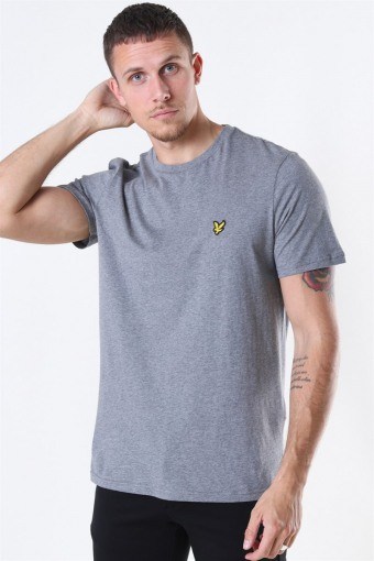Crew Neck T-shirt Mid Grey Marl